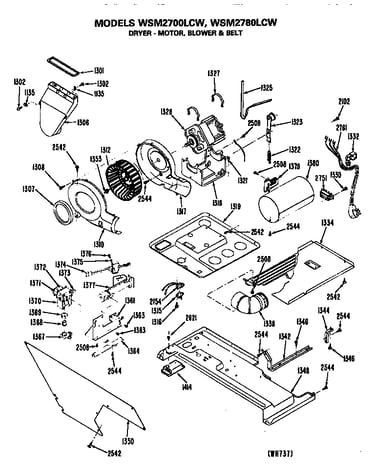 Dryer- motor/ blower and belt