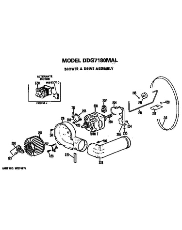 Blower and drive assembly