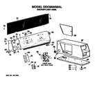 GE DDC6000MAL backsplash and coin box diagram