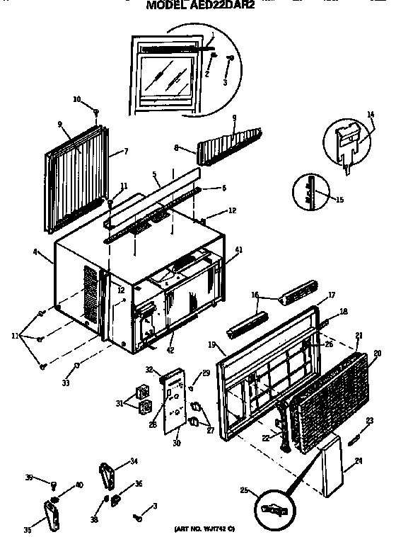 CABINET AND GRILLE ASSEMBLY