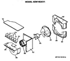 GE AEM18DAV1 blower assembly diagram