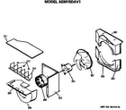 GE AEM15DAV1 blower assembly diagram
