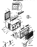 Cabinet and grille assembly