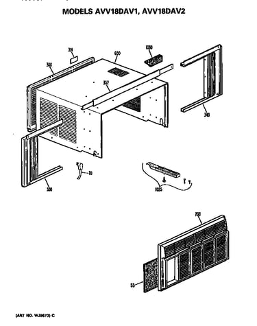 Cabinet and grille assembly