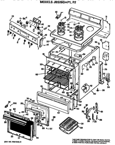 Main body/cooktop/controls