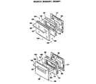 GE JKS05GP1 door diagram