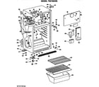 GE TBX16AMELWH cabinet diagram