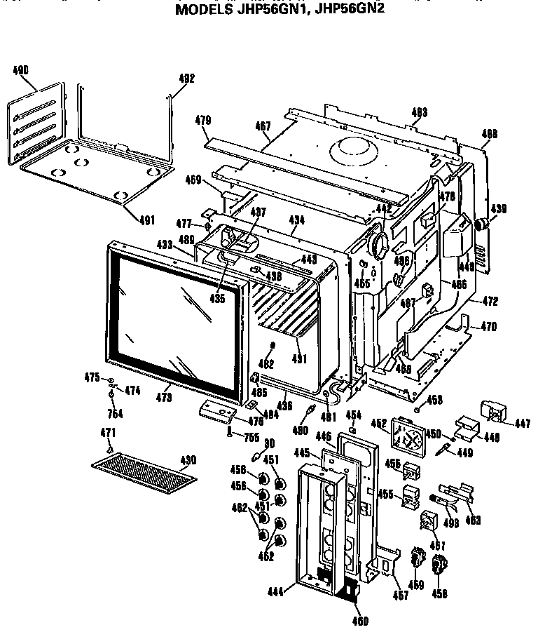 Upper oven