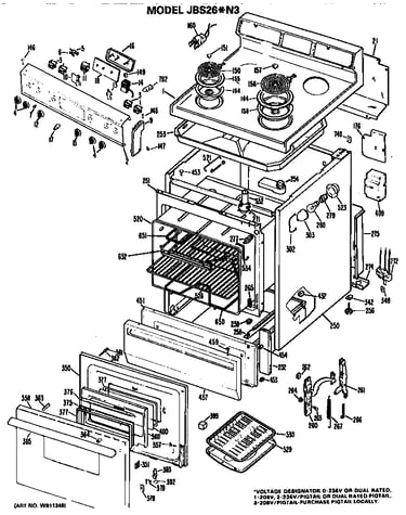 Cooktop/main body/controls
