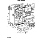GE TBX18KMBRAD cabinet diagram
