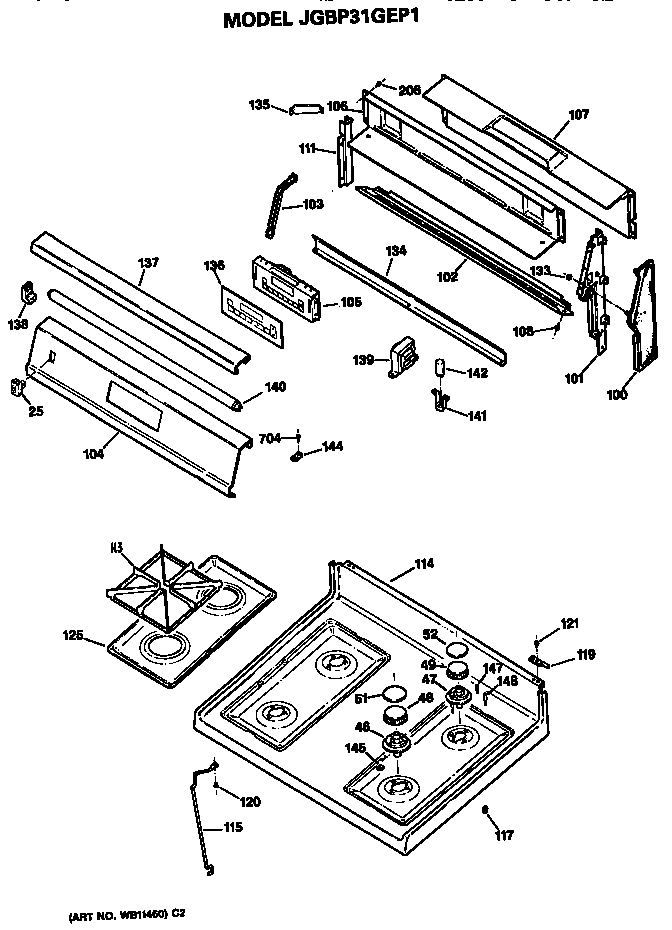 Control and cooktop