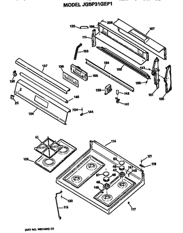 Control and cooktop