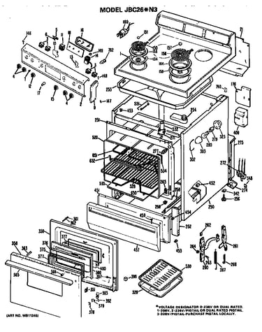 Cooktop/main body/controls