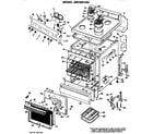 GE JBS16G*N2 cooktop/main body/controls diagram