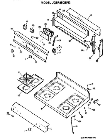 Cooktop and backsplash