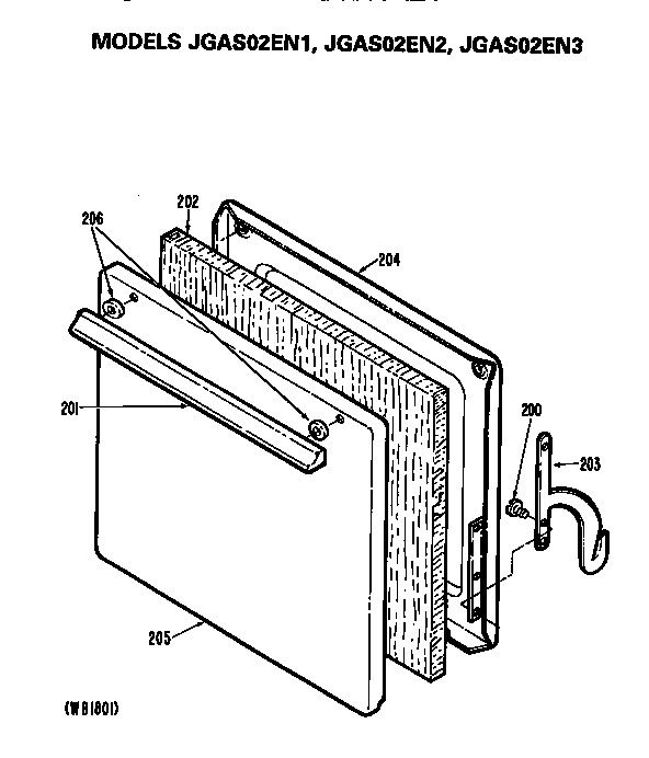 OVEN DOOR ASSEMBLY