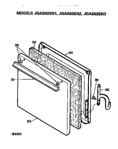 Oven door assembly