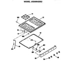 GE JGSS05GEK2 cooktop diagram