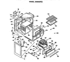 GE JGBS03PK3 oven cabinet diagram