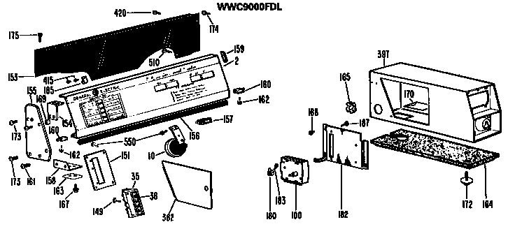 BACKSPLASH FOR WWC9000FDL