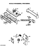 Backsplash and timer assembly