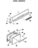 Backsplash and oven door
