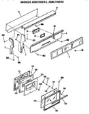 Backsplash and oven door
