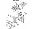 GE GSD1150P25 front/control panel diagram