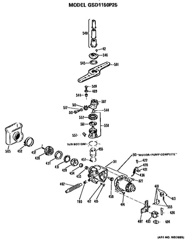 Motor/pump