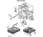 GE GSD1150P25 tub/racks diagram