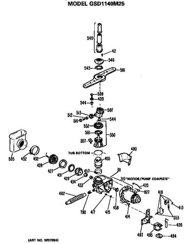 Motor/pump