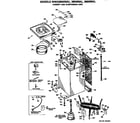 GE WWA9800MAL cabinet and suspension diagram
