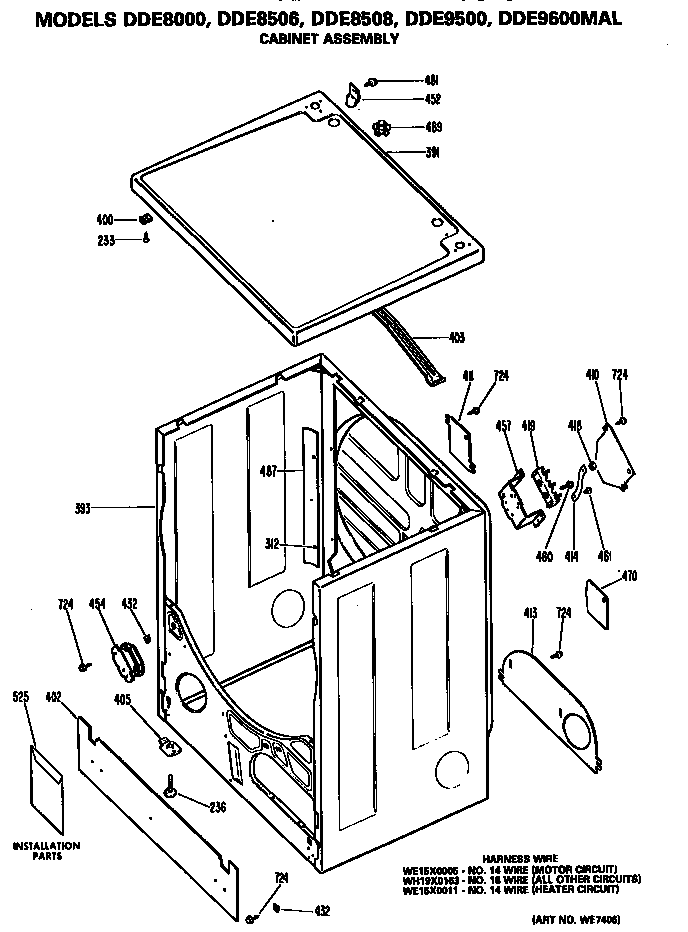 CABINET AND TOP