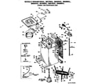 GE WWA8819MAL cabinet and suspension diagram