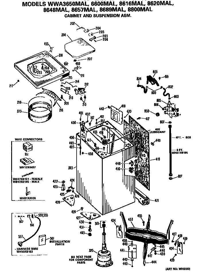 CABINET AND SUSPENSION