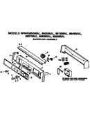 Backsplash for wwa3650, 6600, 8616, 8648, 8657, 8689 and 8800mal
