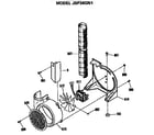 GE JSP38GN1 exhaust diagram