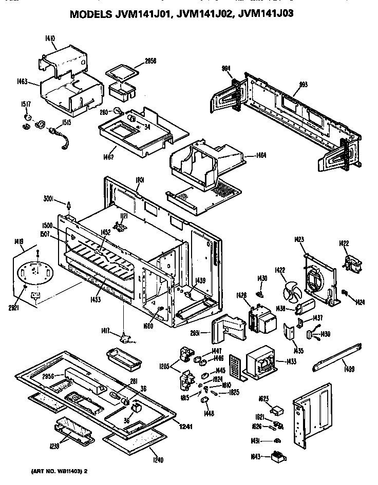 Internal parts
