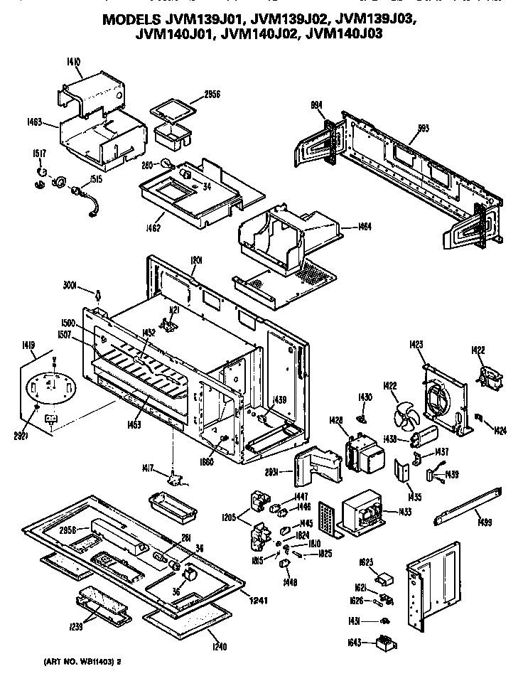 Internal parts
