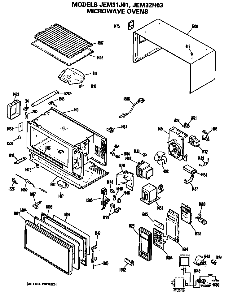 MICROWAVE PARTS