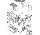 GE JEM32H03 microwave parts diagram