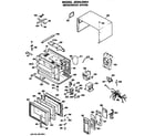 GE JEM4JW01 microwave parts diagram