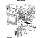 GE JHP63G*M1 upper oven diagram