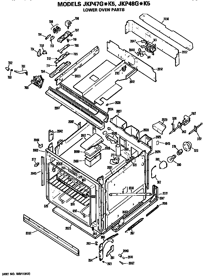 Upper oven