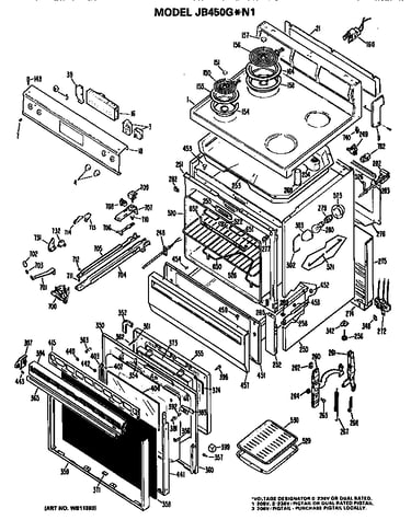 Main body/cooktop/controls