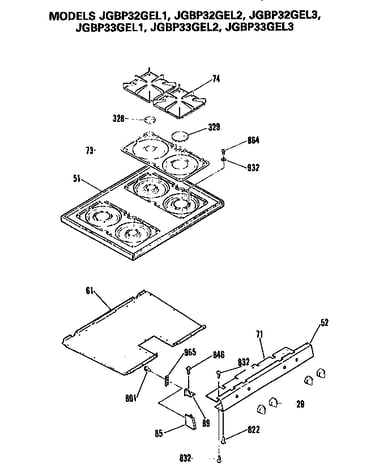 Cooktop and controls