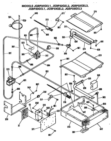 Burner box and gas control system