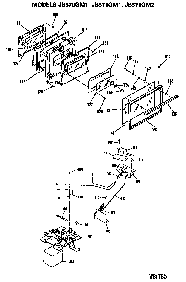 Door/latch box