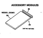 GE JP672B9N1 accessory modules diagram