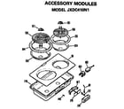 GE JP678B9N1 accessory modules diagram